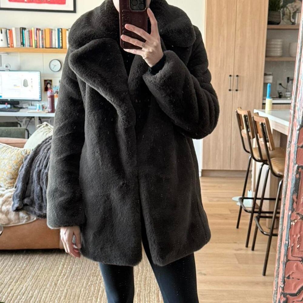 Hobbs London Faux Fur Coat